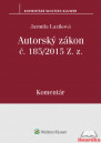 Autorský zákon č. 185/2015 Z. z.