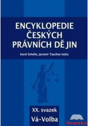 Encyklopedie českých právních dějin, XX. svazek, Vá-Volba