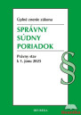 Správny súdny poriadok. 1. vyd., 6/2025